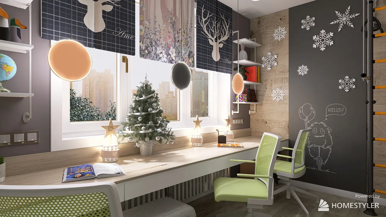 KidsRoom 3d design renderings