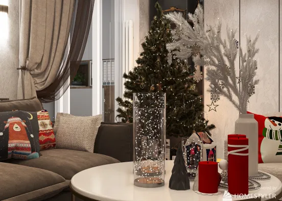 Christmas and New Year in Magas Design Rendering