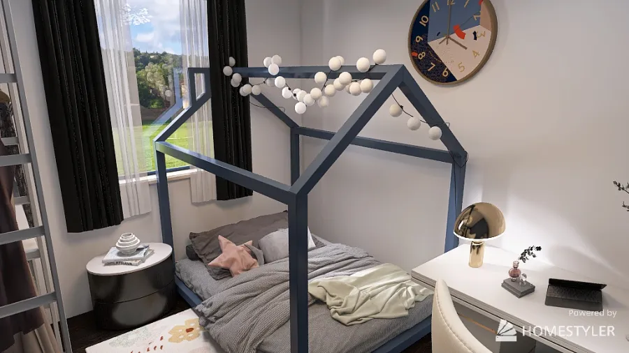 Children's Bedroom 3d design renderings