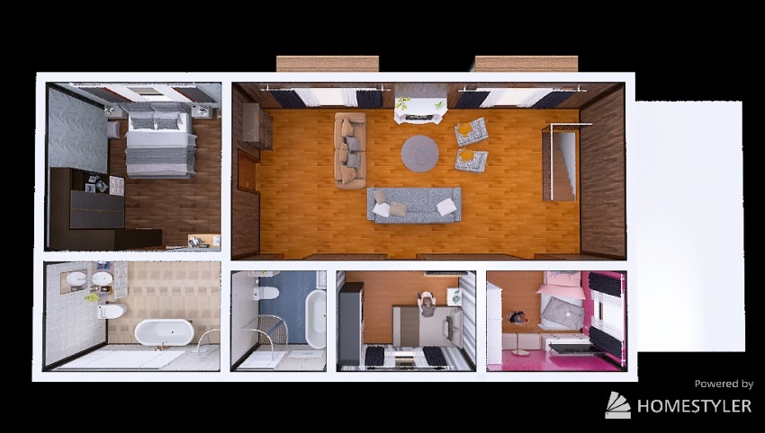 Cole Reid: Modern 2 Story House 3d design picture 249.13