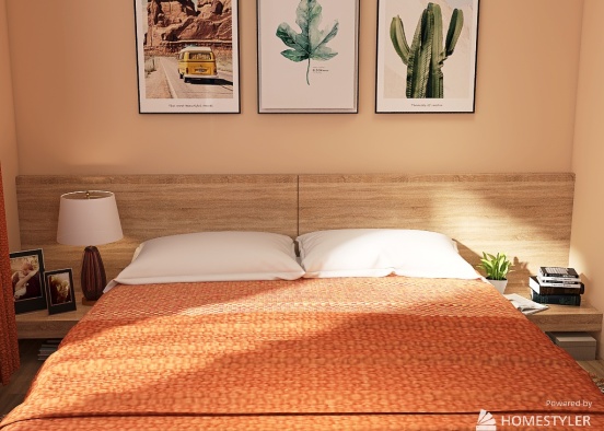 Desertwave Bedroom Design Rendering