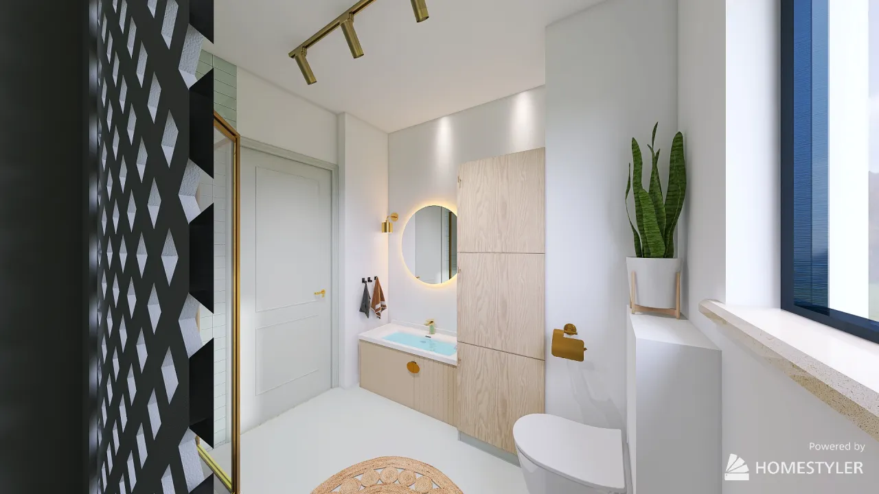 Bathroom 3d design renderings