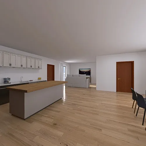 Fancy Apartment (My first build) 3d design renderings