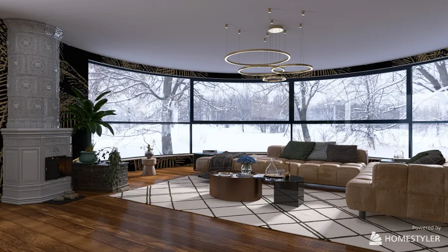 Maison en Laponie 3d design renderings
