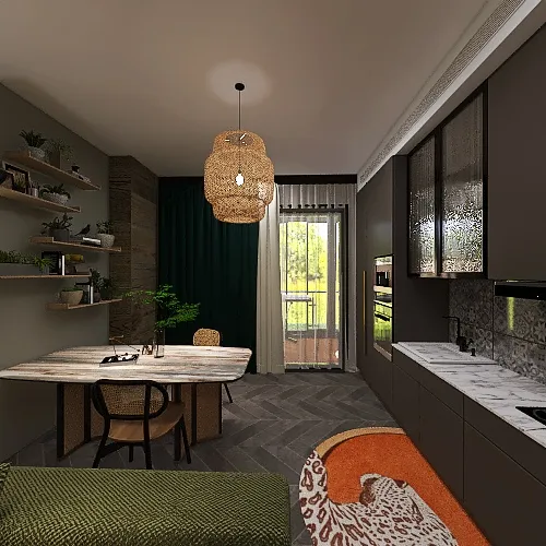 Apartment #1 3d design renderings