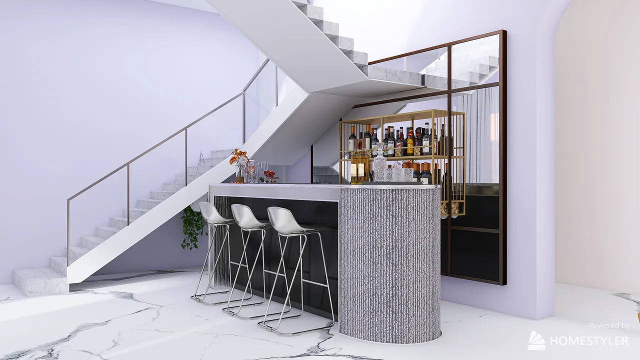 Lounge 3d design renderings