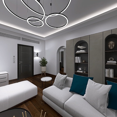 Triplex Modern Apartment Design Rendering