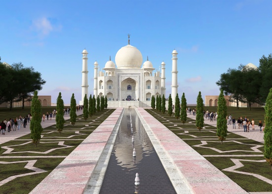Taj Mahal Rendering del Progetto
