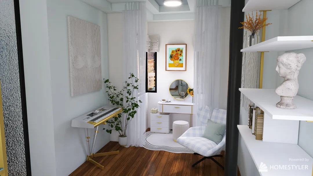 Odette Apartment 3d design renderings