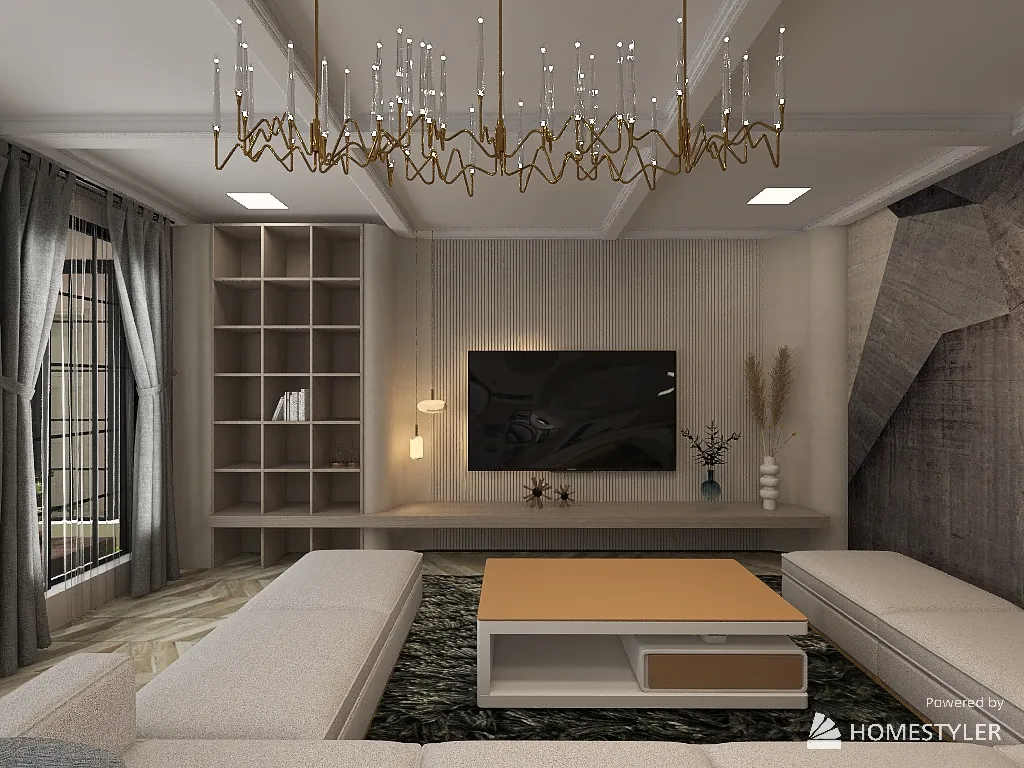 Grey house 3d design renderings