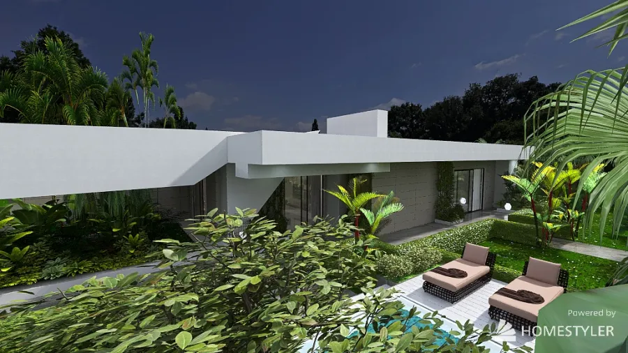 villa DESIGUAL 3d design renderings