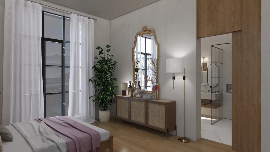 Kitchen/ Bedroom2 3d design renderings