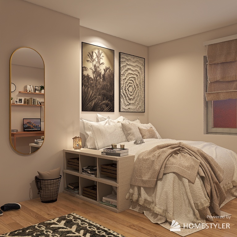 birsu's bedroom 3d design renderings