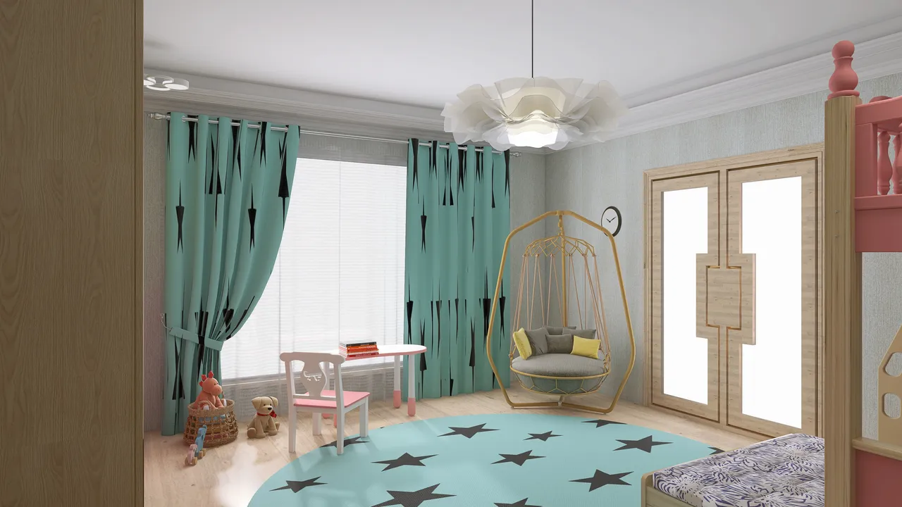 BABY ROOM 3d design renderings