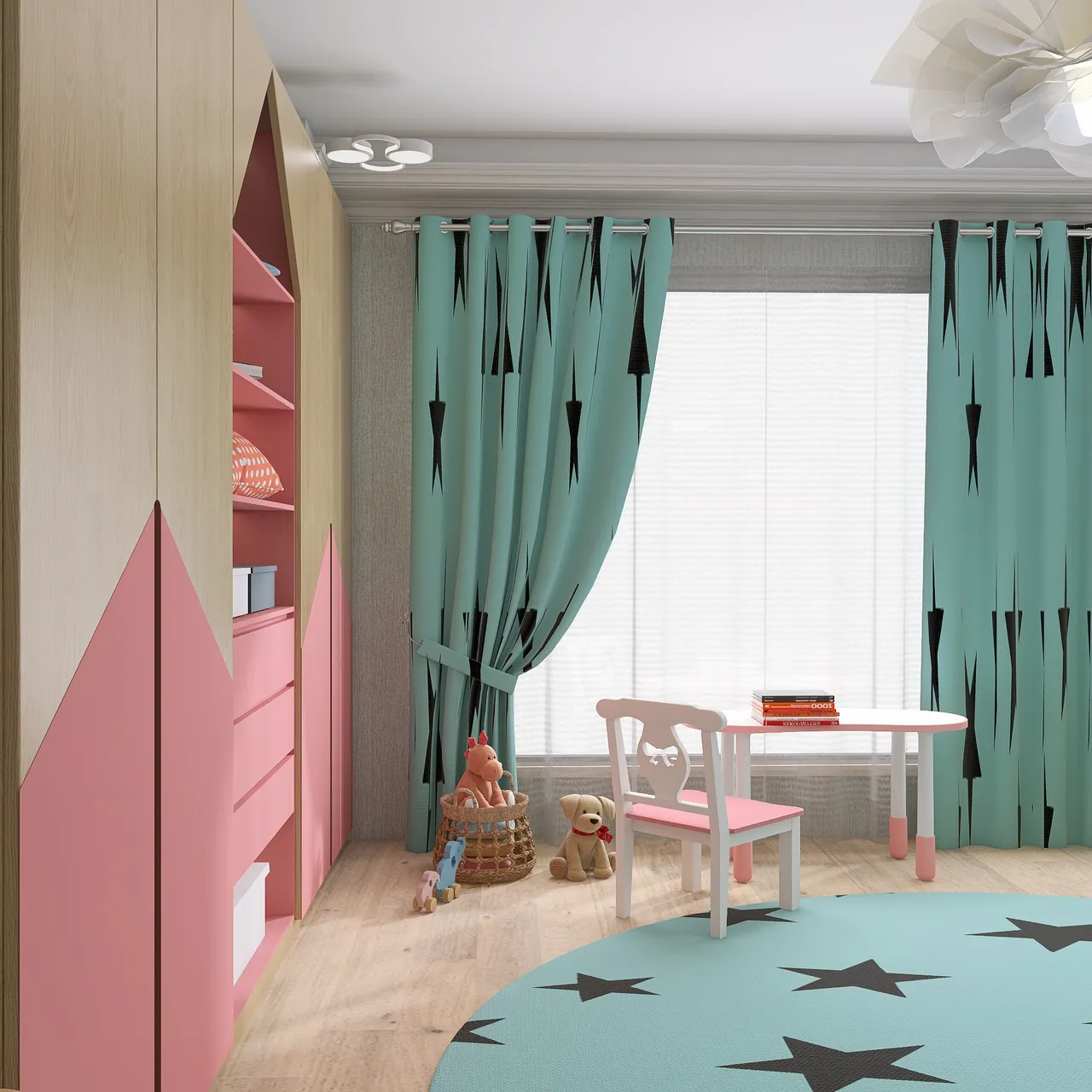 BABY ROOM 3d design renderings