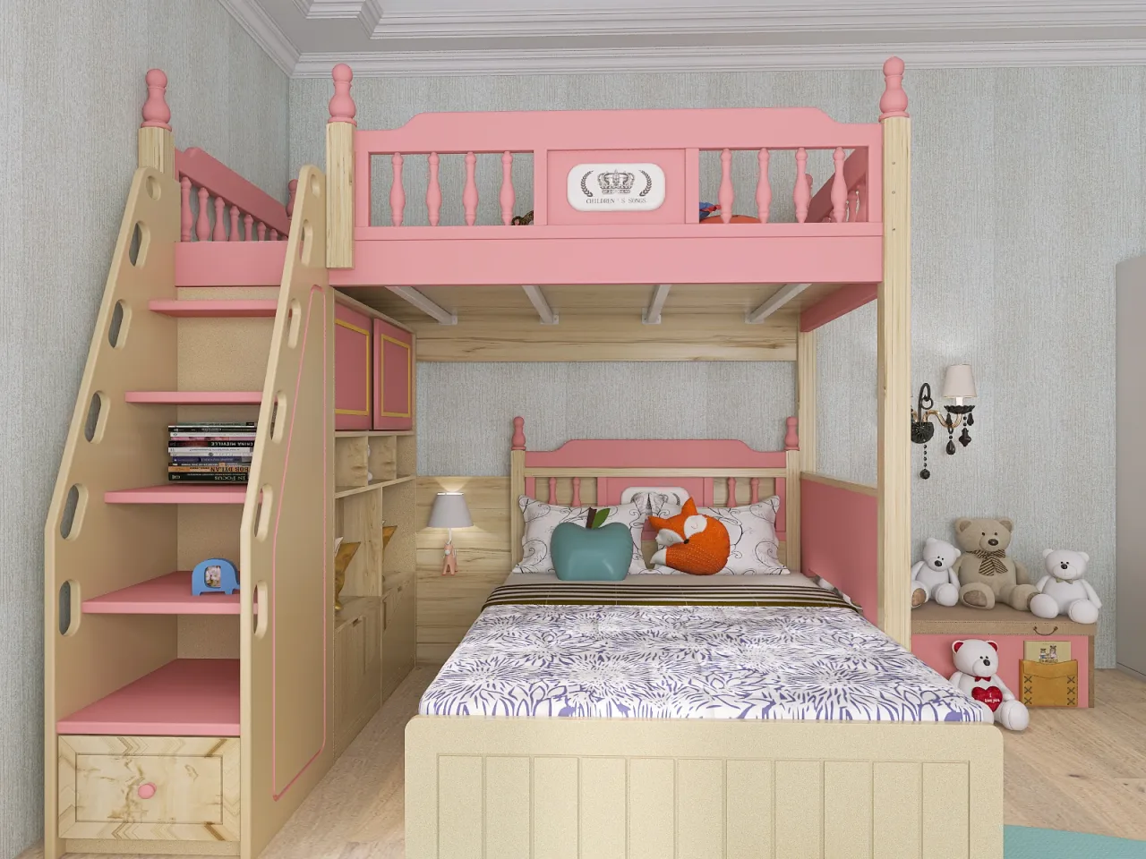 BABY ROOM 3d design renderings