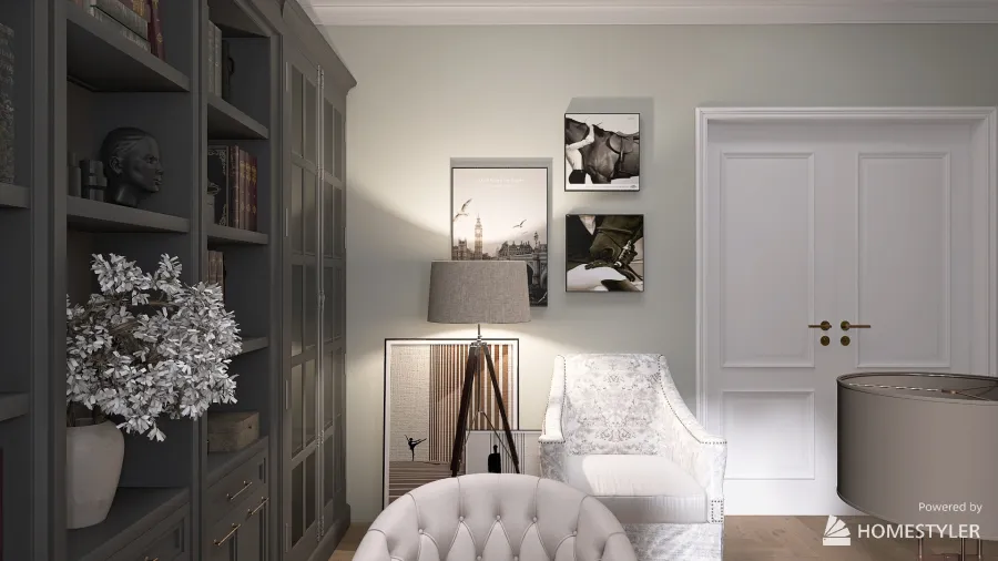 English-style apartment 3d design renderings