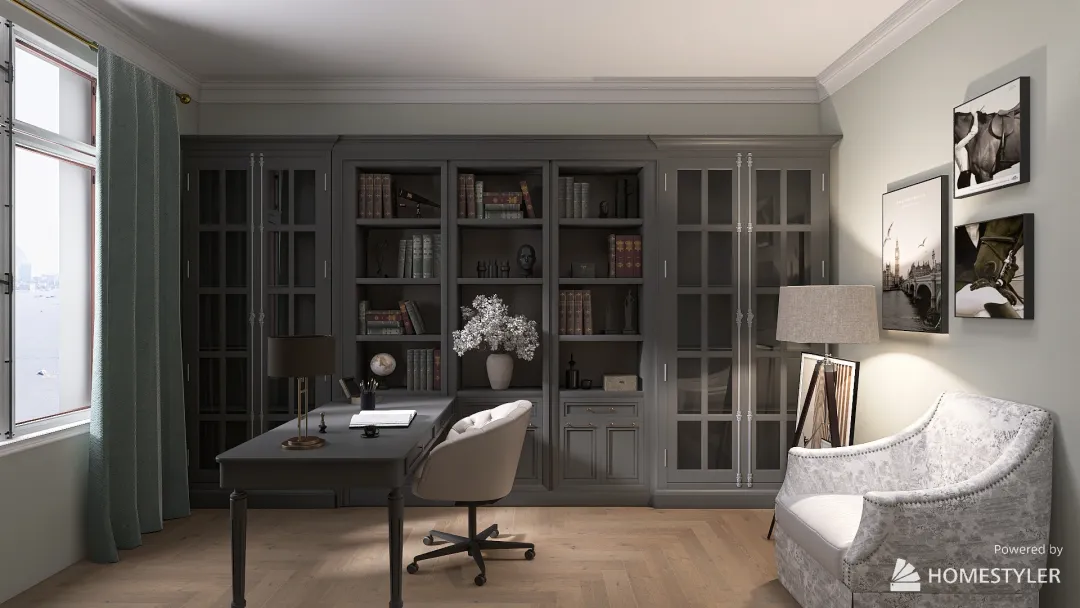 English-style apartment 3d design renderings