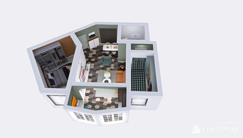 Modern Urban ApartmentModern Urban Apartment 3d design picture 61.56