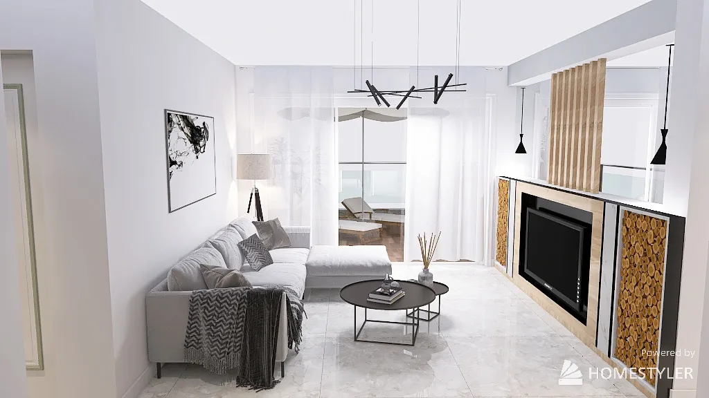 Nature Inspired Condo 3d design renderings