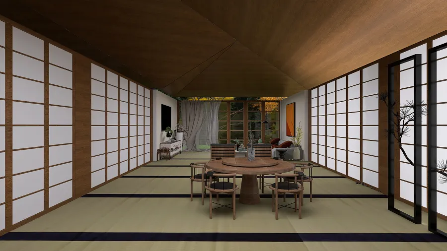 salón comedor 3d design renderings