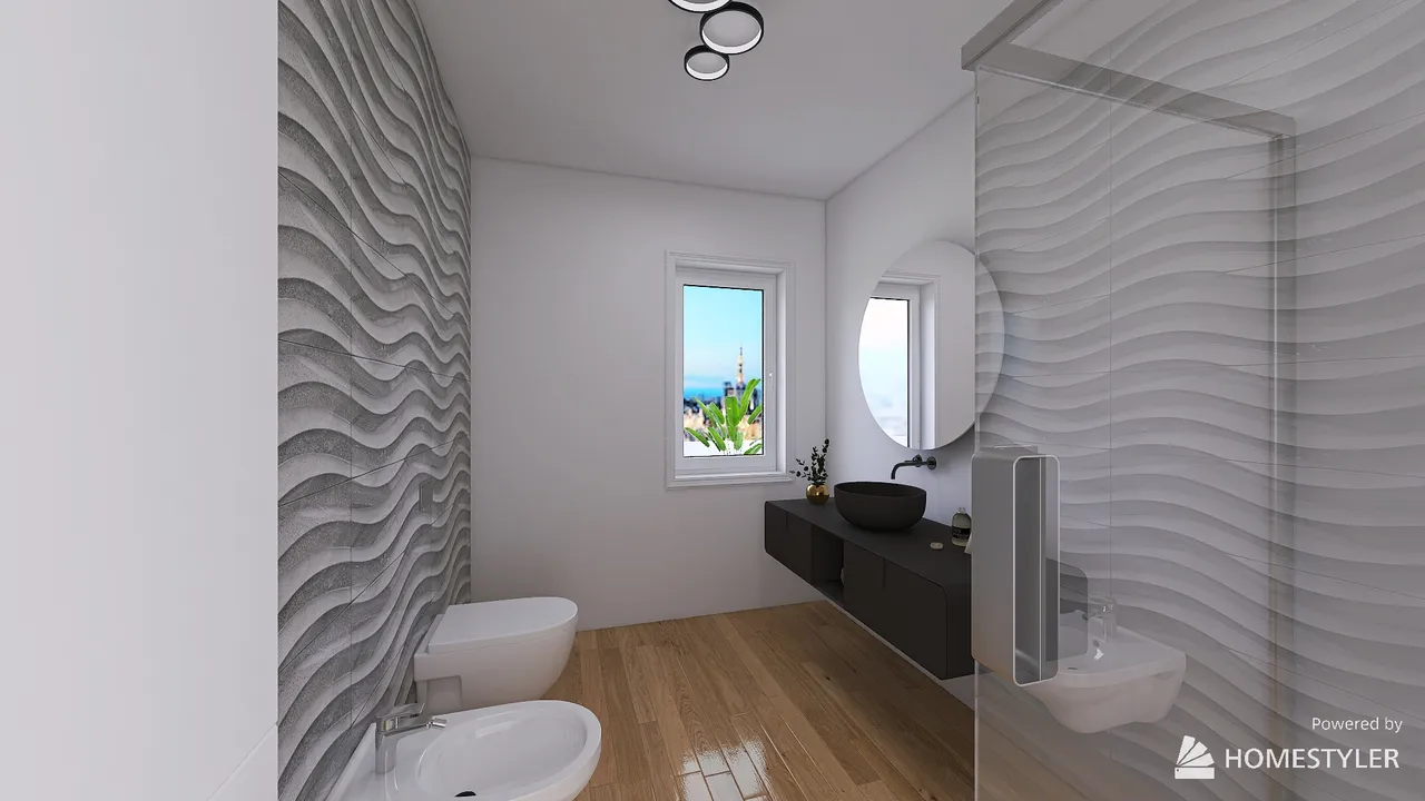 Bathroom 3d design renderings