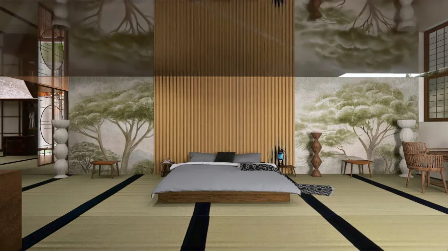 habitacion principal 3d design renderings