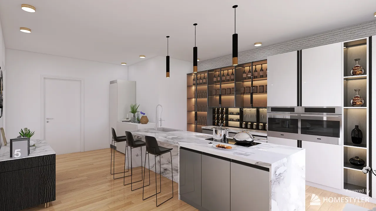 Kitchen 3d design renderings