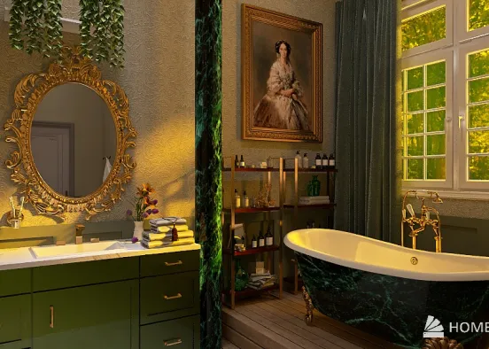 Bathroom in the green :) Design Rendering