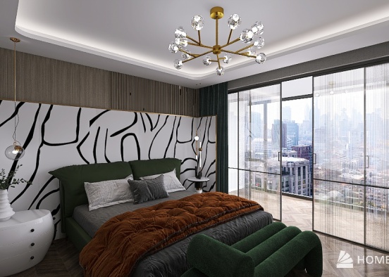 11 Four Bedroom Calm Colored Design Design Rendering