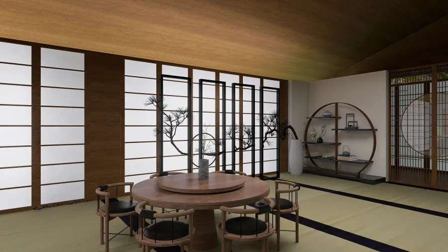 salón comedor 3d design renderings