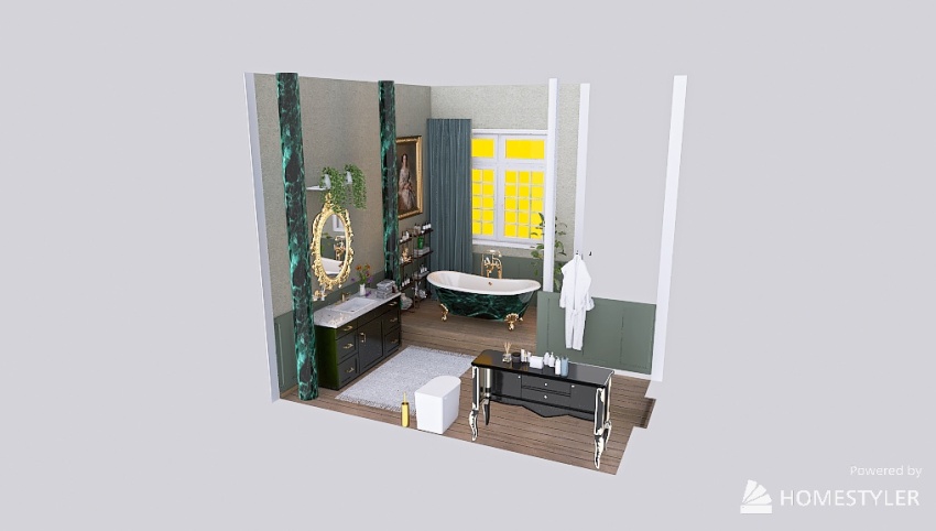Bathroom in the green :) 3d design picture 14.16