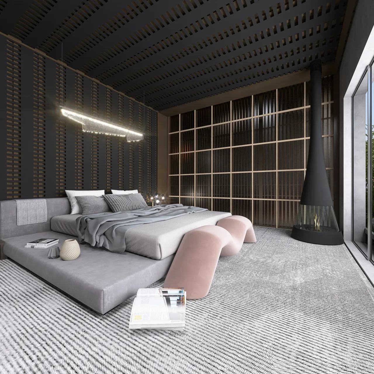 Bedroom 3d design renderings