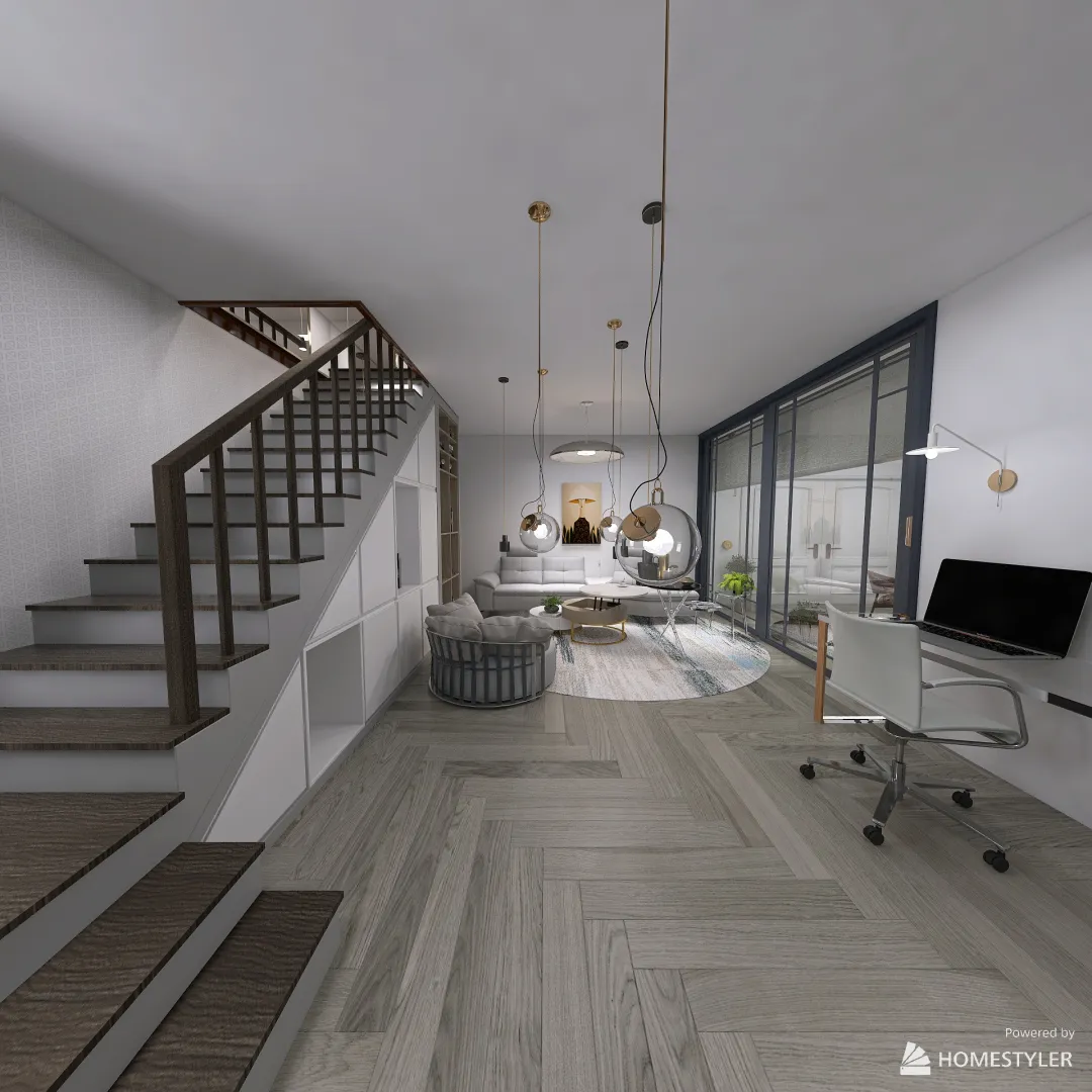 Multifunctional Living 3d design renderings