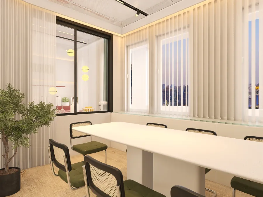 Dubai Office Space 3d design renderings