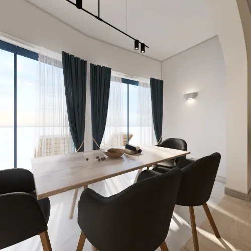 Santorini House Design Rendering