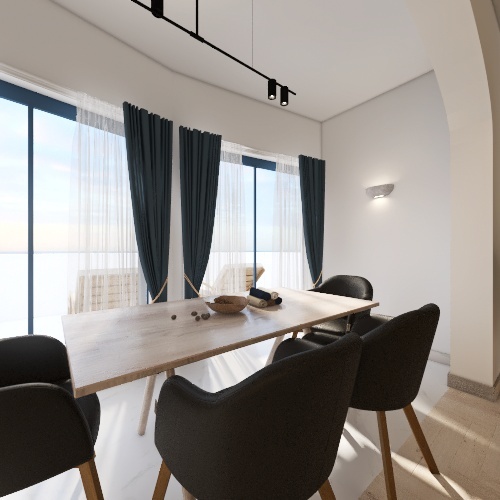 Santorini House 3d design renderings
