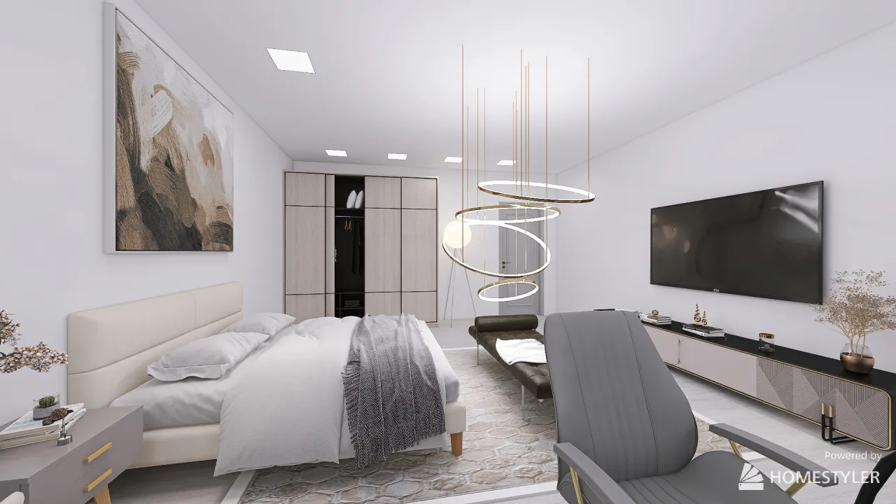 Bedroom 3d design renderings