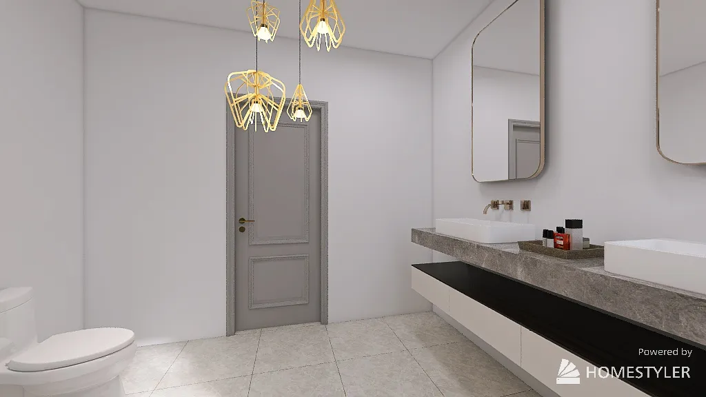 BathroomDryArea 3d design renderings