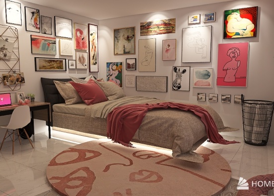 i want to redecorate my bedroom Design Rendering