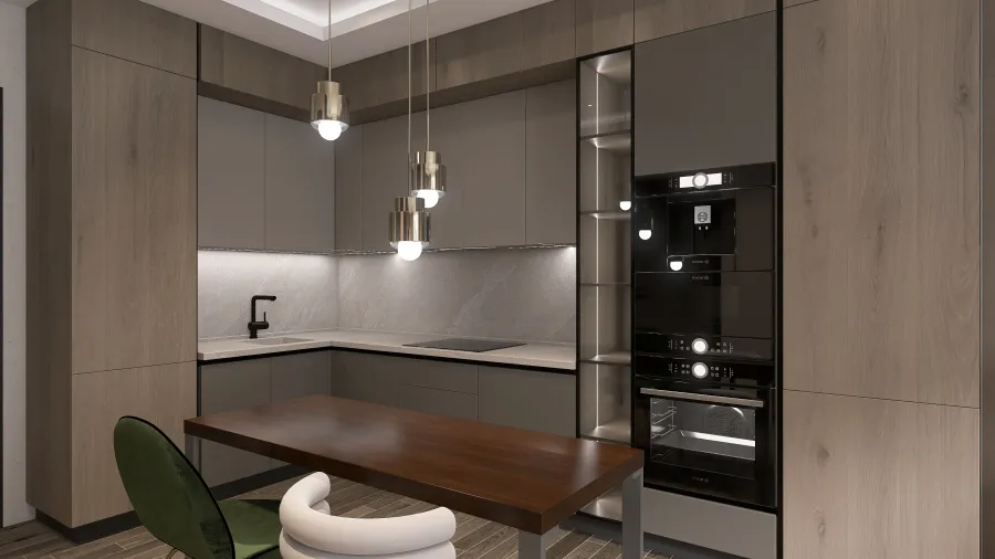 Living&Dining 3d design renderings