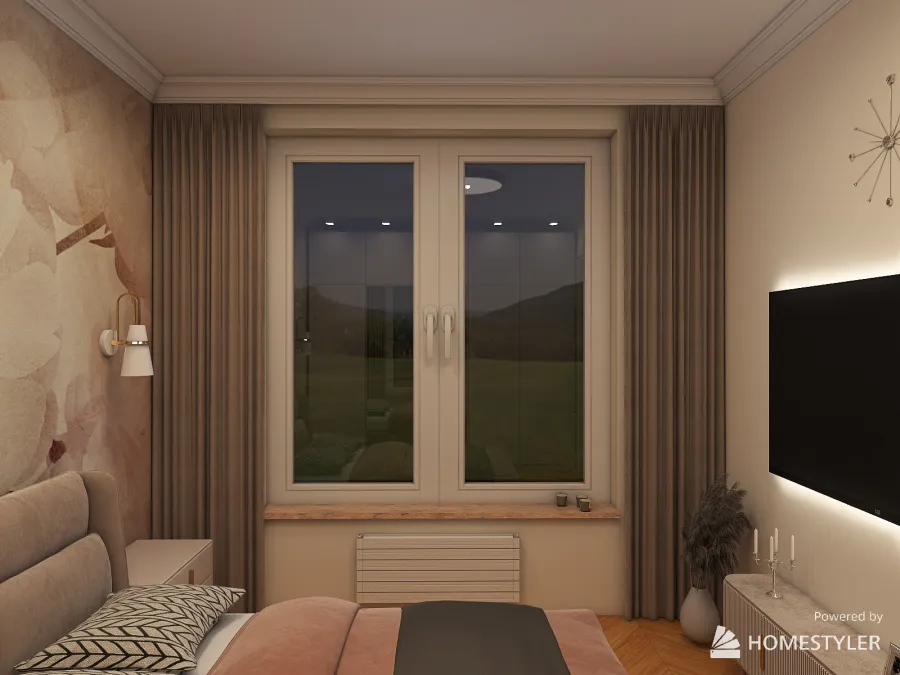 sypialnia Ani B. 3d design renderings