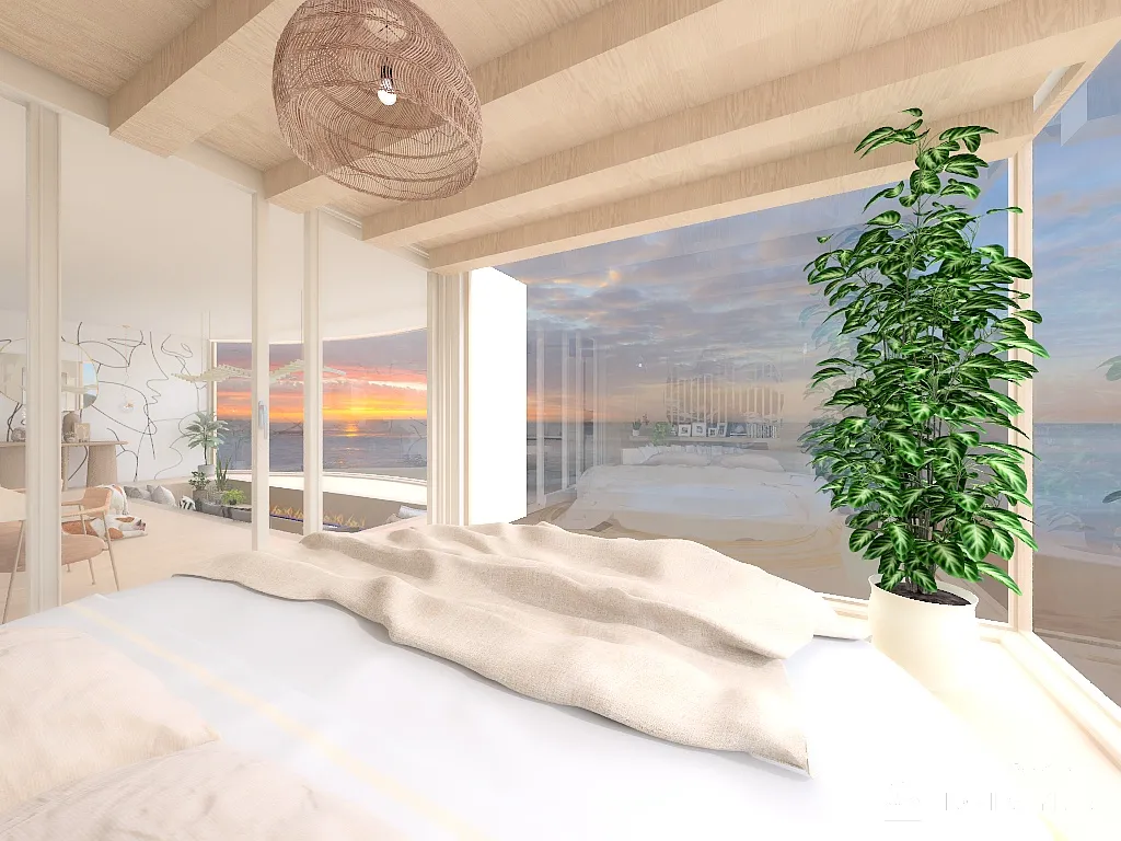 Sunny place 3d design renderings