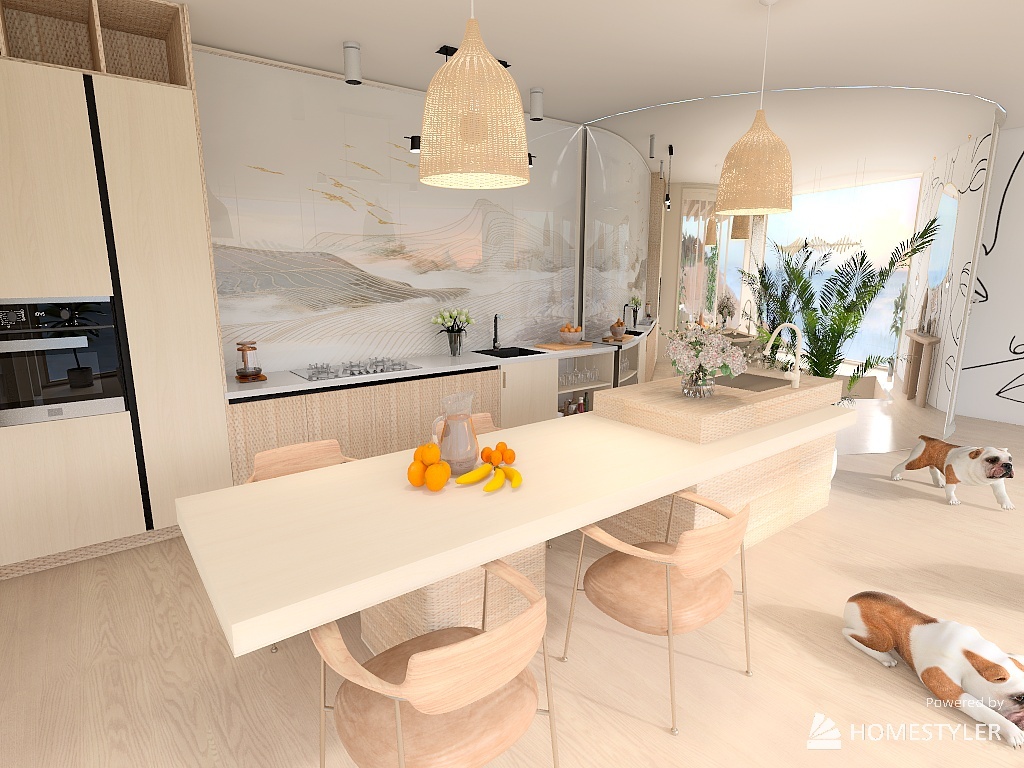 Sunny place 3d design renderings