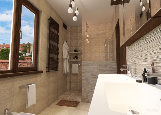 Bathroom renewal  Design Rendering