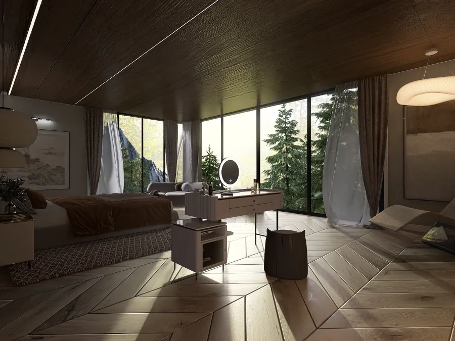 Baita - Mountain retreat 3d design renderings