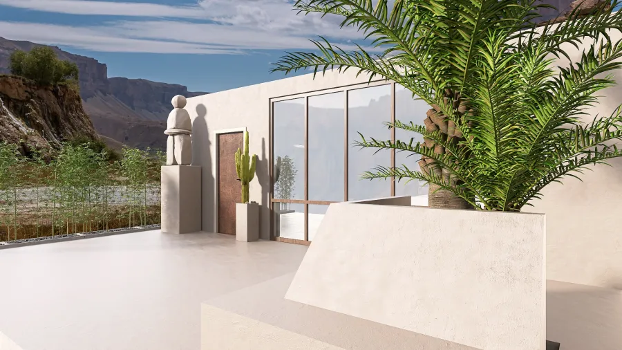 Desert Oasis 3d design renderings