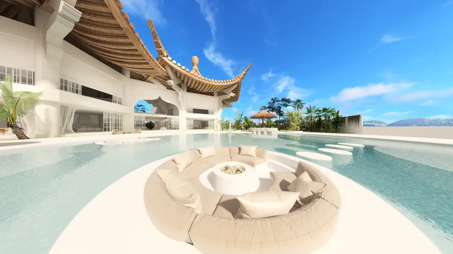 Bali I love you! 3d design renderings