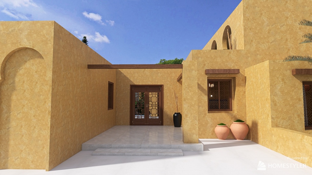 Estilo marroqui 3d design renderings