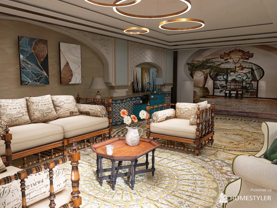 Style Marrocos Home 3d design renderings